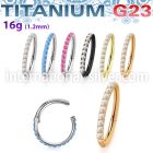usgsh10op titanium hinged segment hoop 16g outward cnc opals