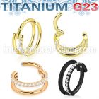 usgsh35t pvd plating titanium hinged segment hoop 16g double
