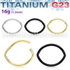usgsh39 titanium hinged segment hoop 16g oval