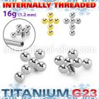 ush3in titanium cross bead balls top