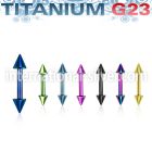 utbbecn straight barbells anodized titanium g23 implant grade eyebrow
