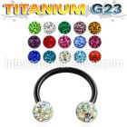 utcbefr4 horseshoes anodized titanium g23 implant grade nose