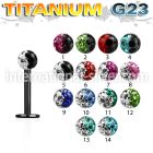 utlbfr3e labrets lip rings anodized titanium g23 implant grade labrets chin