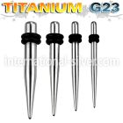 utp tapers titanium g23 implant grade ear lobe