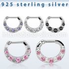 vsepg14 straight barbells silver 925 septum