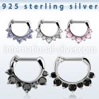 vseph14 straight barbells silver 925 septum
