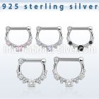vsepl14 straight barbells silver 925 septum