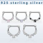 vsepl16 straight barbells silver 925 septum
