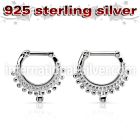 vsepm16 straight barbells silver 925 septum