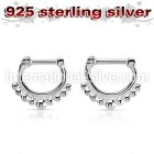 vsepn16 straight barbells silver 925 septum
