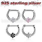 vsepr14 straight barbells silver 925 septum