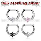 vsepr16 straight barbells silver 925 septum