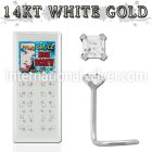 wgszqc l shape nose studs gold nose