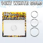 wsel18 seamless segment rings gold nose