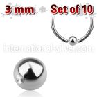 xdpb3 loose body jewelry parts surgical steel 316l 