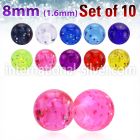 xgtb8 loose body jewelry parts acrylic body jewelry belly button