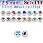 xjb25 loose body jewelry parts surgical steel 316l 