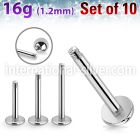 xlb16g loose body jewelry parts surgical steel 316l belly button