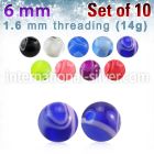 xmbbal6 loose body jewelry parts acrylic body jewelry belly button