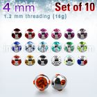 xmjb4s loose body jewelry parts surgical steel 316l belly button