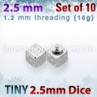 xsdi25 loose body jewelry parts surgical steel 316l 