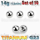 xubal4 loose body jewelry parts titanium g23 implant grade belly button
