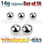 xubal6 loose body jewelry parts titanium g23 implant grade belly button