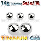 xubal8 loose body jewelry parts titanium g23 implant grade belly button