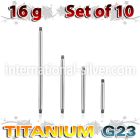 xubb16g loose body jewelry parts titanium g23 implant grade belly button