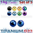 xubt4g loose body jewelry parts anodized titanium g23 implant grade 