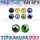 xubt4s loose body jewelry parts anodized titanium g23 implant grade belly button