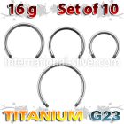 xucb16g loose body jewelry parts titanium g23 implant grade belly button