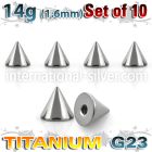 xucon5 loose body jewelry parts titanium g23 implant grade belly button