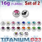 xujb3 loose body jewelry parts titanium g23 implant grade 