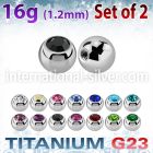 xujb4s loose body jewelry parts titanium g23 implant grade 