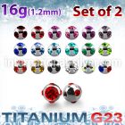 xumjb3 loose body jewelry parts titanium g23 implant grade belly button