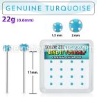 y16pge7 bend it to fit nose studs silver 925 nose