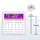 yxfl2c bend it to fit nose studs silver 925 nose