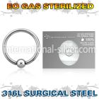 zbcr14 hoops captive rings surgical steel 316l nose