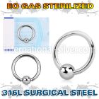 zbcr14 hoops captive rings surgical steel 316l nose