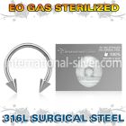 zcbecn horseshoes surgical steel 316l belly button