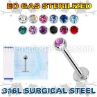 zlbc3 labrets lip rings surgical steel 316l labrets chin
