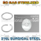 zsgsh20 sterilized steel hinged segment hoop twisted wire