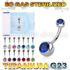 zubn2cg belly rings titanium g23 implant grade belly button