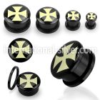 afpj plugs gauges acrylic body jewelry ear lobe