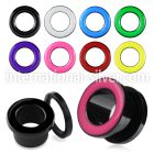 aftp tunnels gauges acrylic body jewelry ear lobe