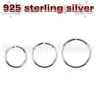 agsel18 seamless segment rings silver 925 nose