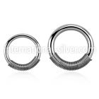 bci hoops captive rings surgical steel 316l ear lobe