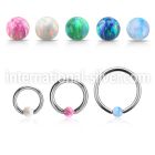 bcr16o4 hoops captive rings surgical steel 316l nose
