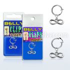 blcp618 fake illusion hoops others belly button